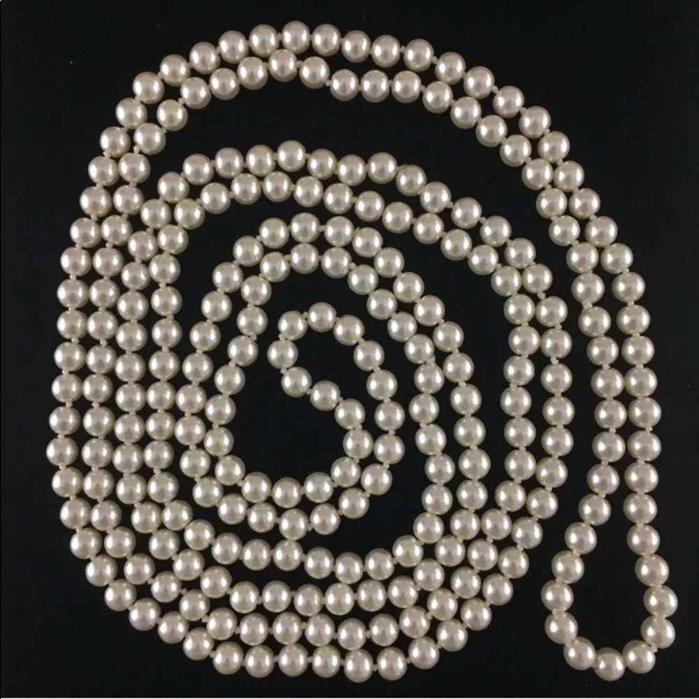 Premier Designs Opening Night 90” pearl necklace